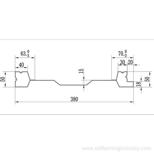 Truck Carriage Plate Roll Forming Machine